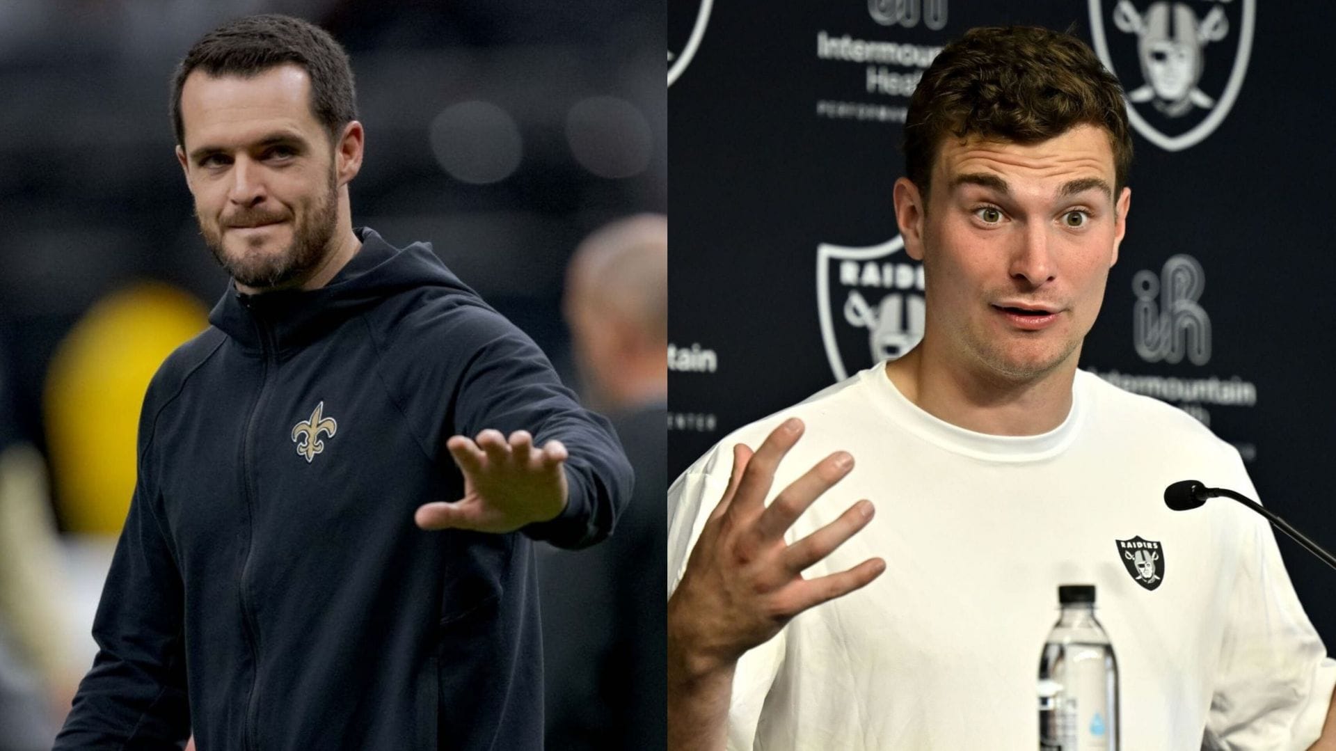 Fernando Mendoza gets unfiltered advice from Derek Carr over transitioning from Indiana offense to Klint Kubiak’s system