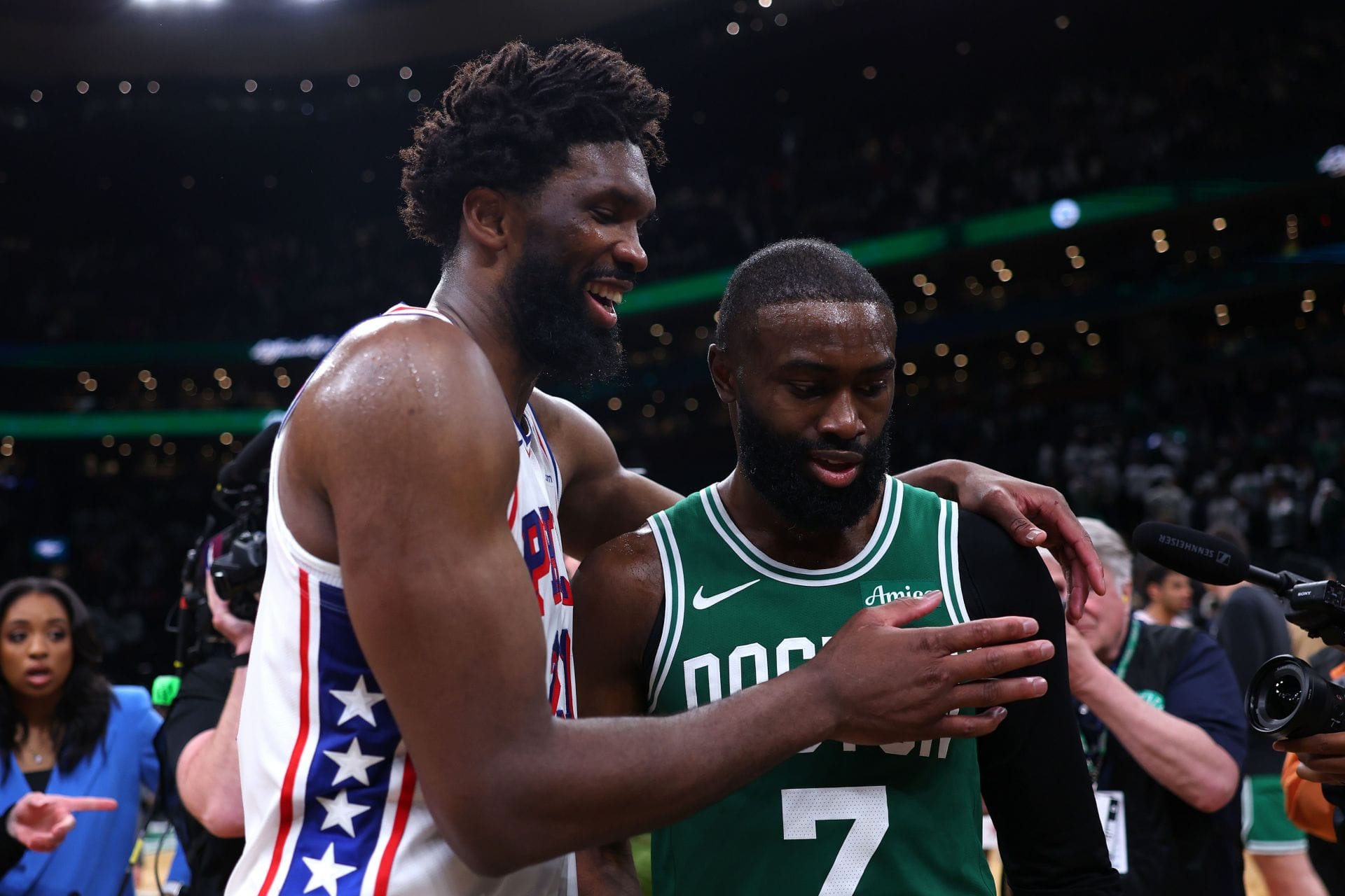 Philadelphia 76ers x Boston Celtics - Jogo Sete - Fonte: Getty