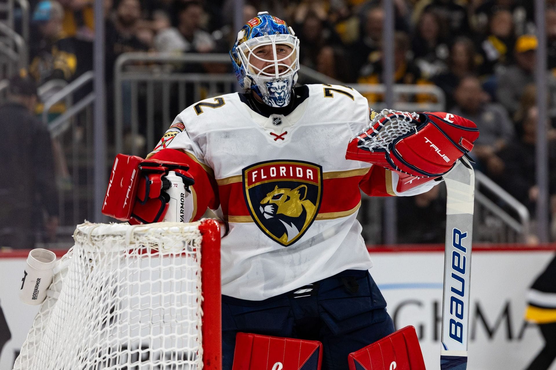 Sergei Bobrovsky está indo para Toronto depois de assinar um contrato de três anos com os Maple Leafs - Fonte: Imagn
