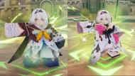 Normal and Shiny variants of Ashen Valkyrie (Image via Roblox)