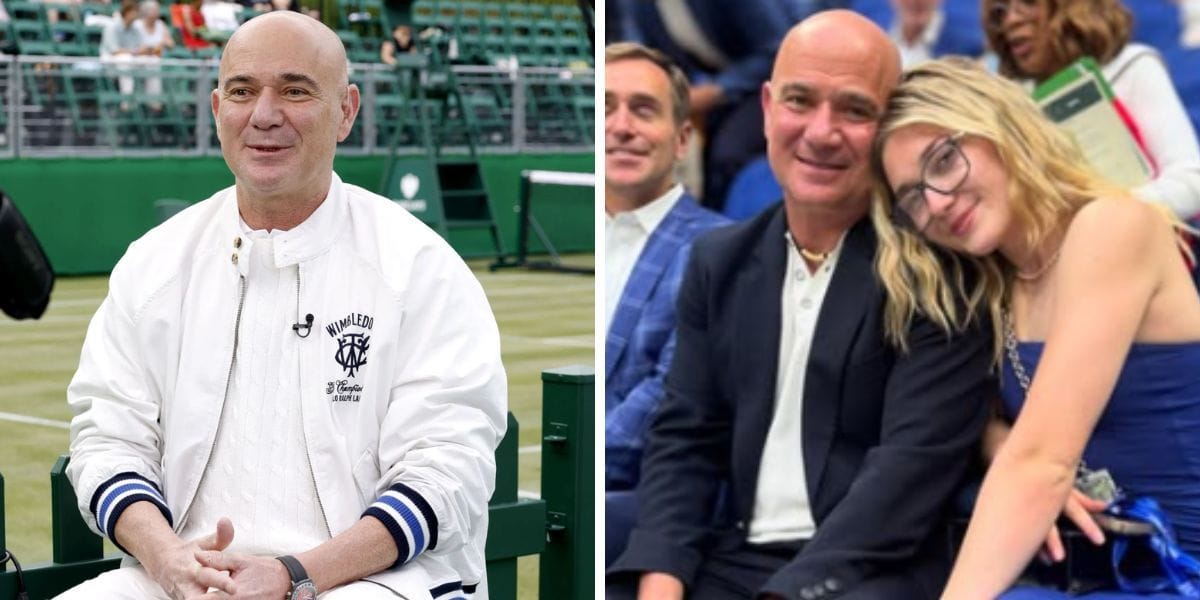 "Just call my name, I'll be there" - Andre Agassi shares rare photos of daughter Jaz, who responds with a cheeky correction