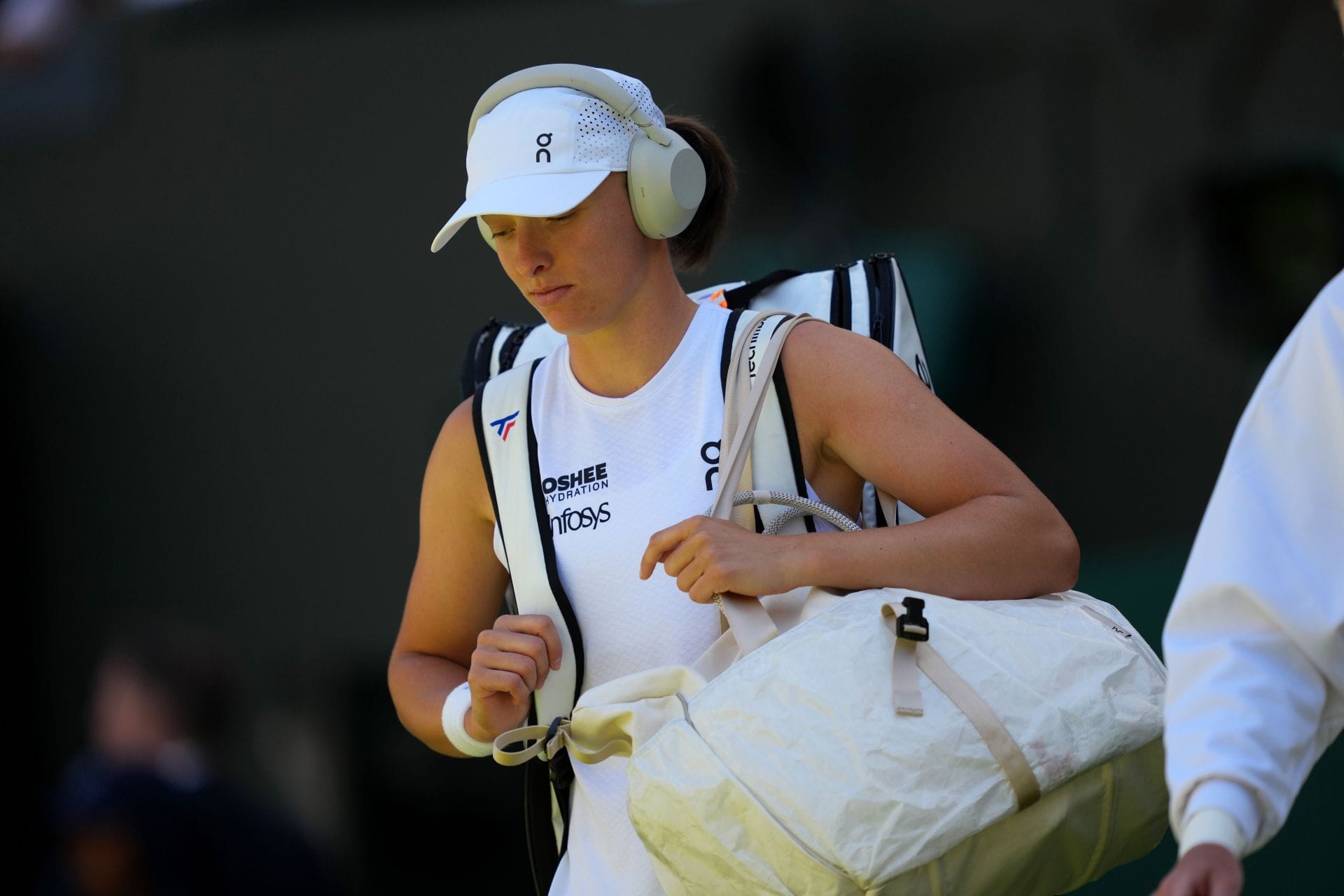 Iga Swiatek no Campeonato - Wimbledon. (Fonte: Getty)