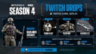 Here's the latest BF6 Twitch Drops campaign (Image via EA)
