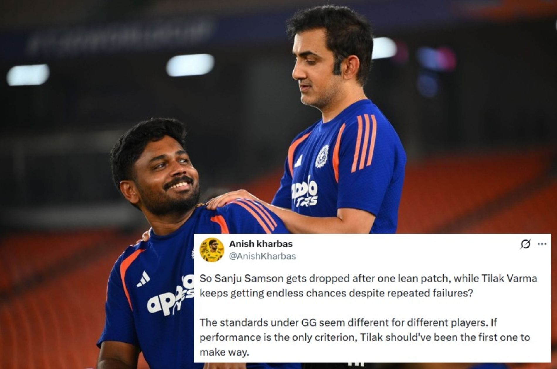 "Standards under GG seem different for different players" - Fans slam Team India management for dropping Sanju Samson in ENG vs IND 2026 2nd T20I