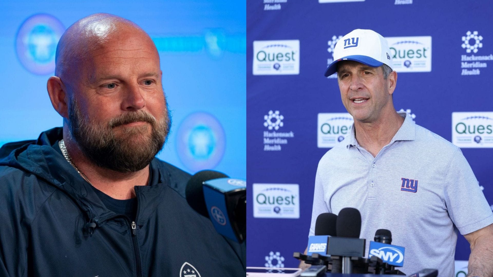 "There’s a new sheriff in town": Giants reporter takes shot at Brian Daboll's "cupcake" training camp approach after John Harbaugh's new model