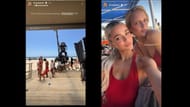 Screenshots of Olivia Dunne's Instagram Stories (Image via Instagram.com/@livvydunne IG Stories)