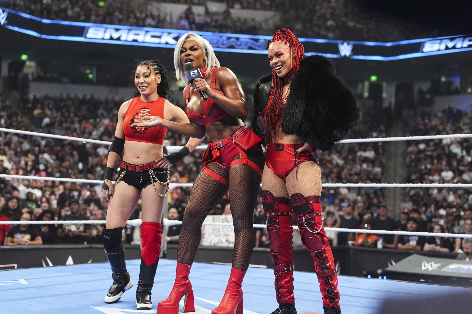 Jade Cargill's WWE SmackDown stable gets new name; Charlotte Flair breaks character to react 