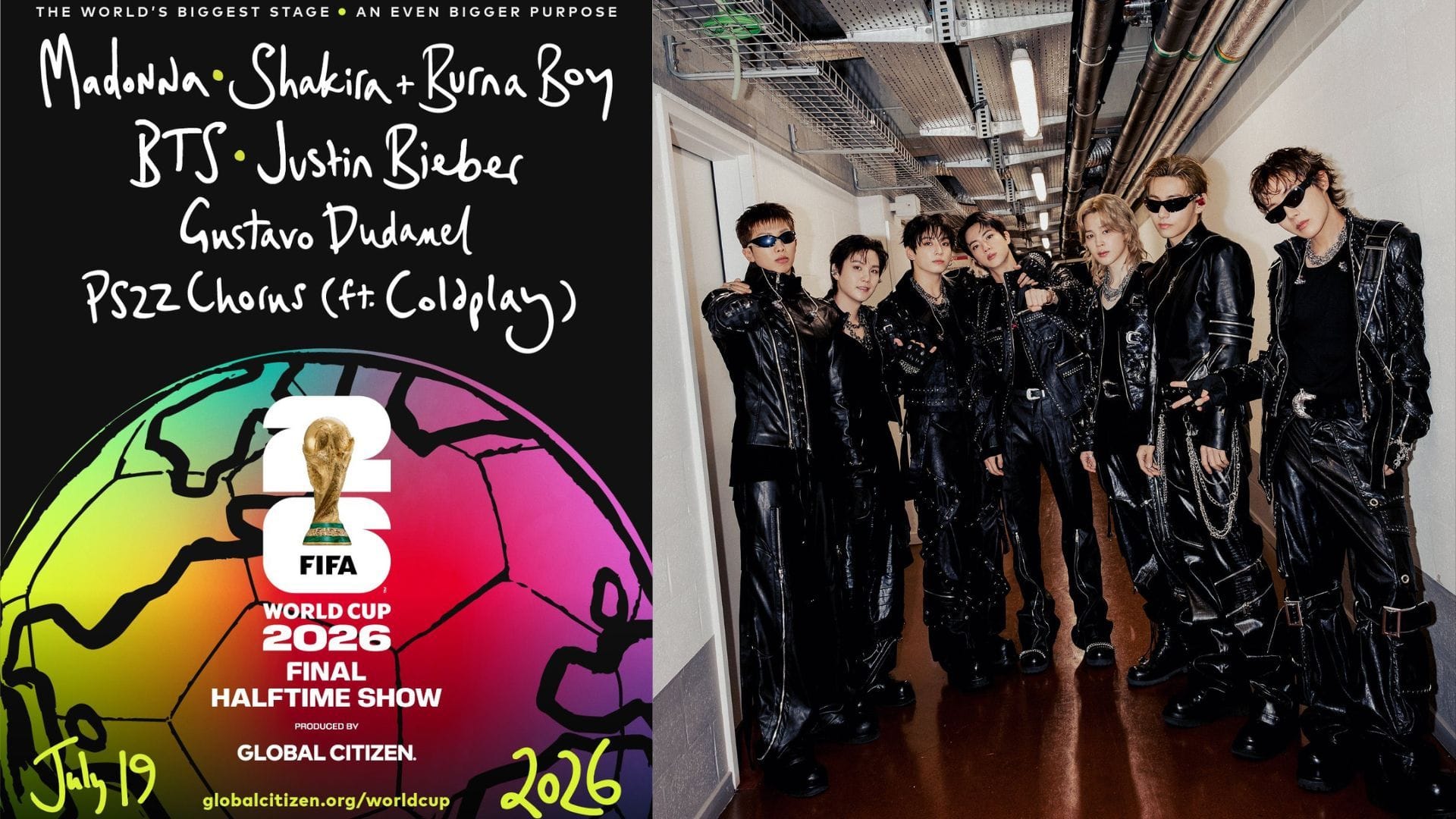 "Looking a little too crowded"- BTS fans disappointed as Justin Bieber joins them, Shakira & Madonna for 11-minute FIFA World Cup 2026 halftime show