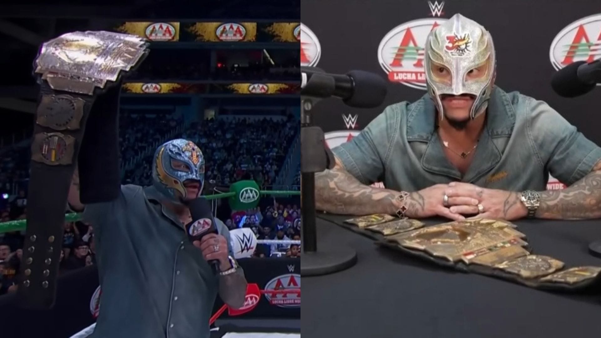 "Rey Mysterio, I just heard the news" - Major champion stripped of title; WWE star addresses huge announcement