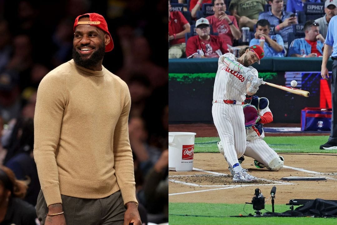 Bryce Harper Goes All In Recruiting LeBron James to Philadelphia 76ers Despite Predicting Cavaliers Reunion