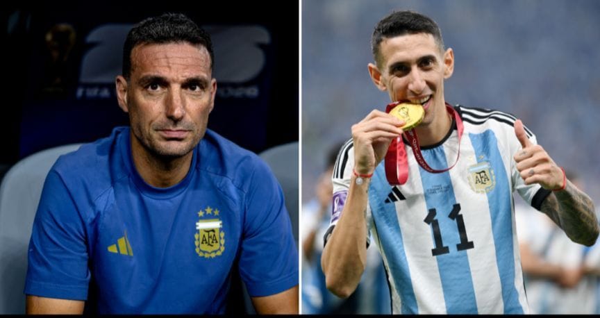 “I think it’s in everyone’s best interest” - Angel Di Maria issues verdict on Lionel Scaloni’s future as Argentina coach after FIFA World Cup loss