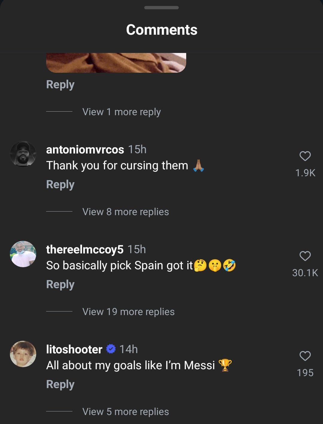 Some commenters think the rapper's support might just be a curse on Argentina