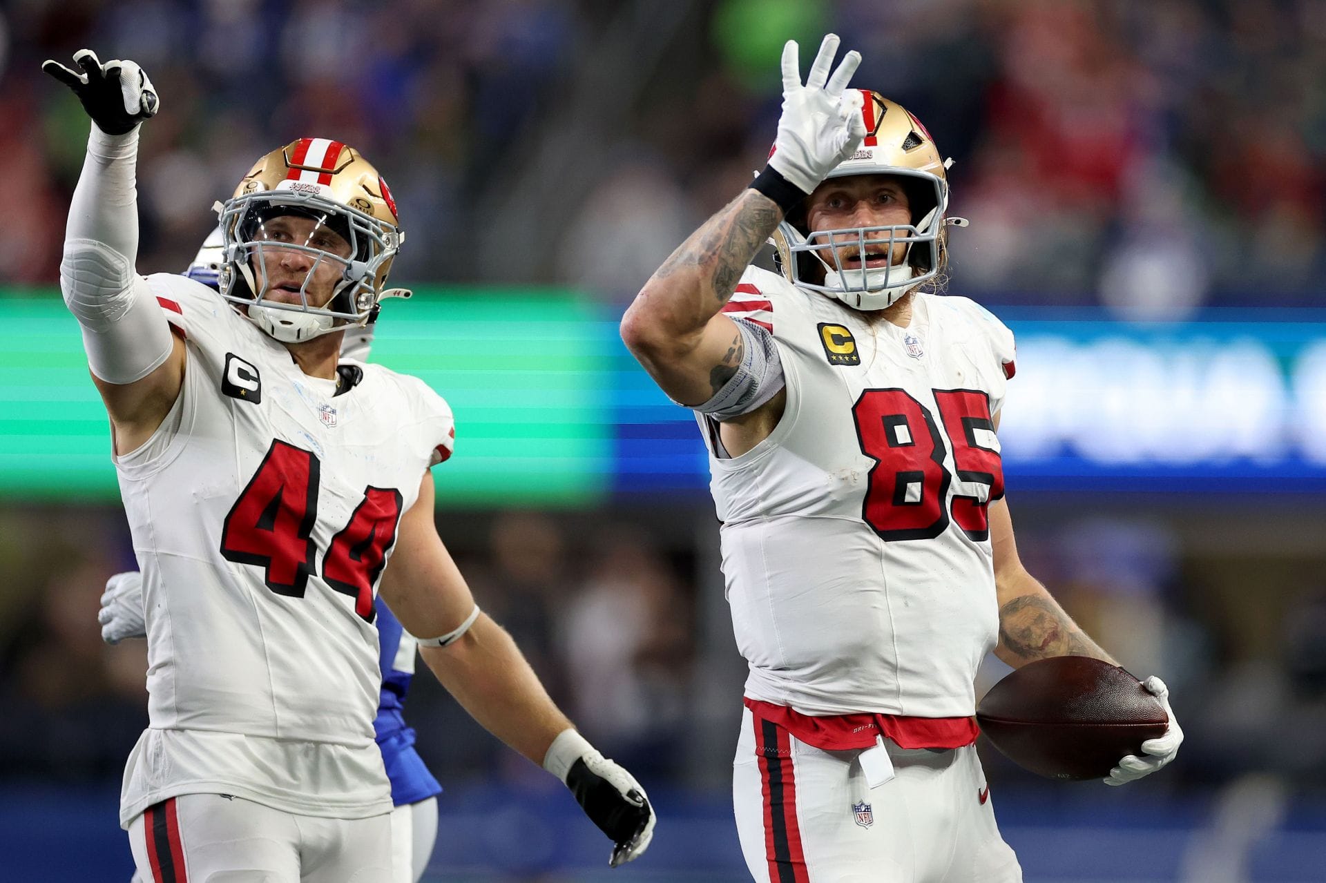 “I have a guest house”: George Kittle and Kyle Juszczyk launch bid to influence ex-49ers star for San Francisco return