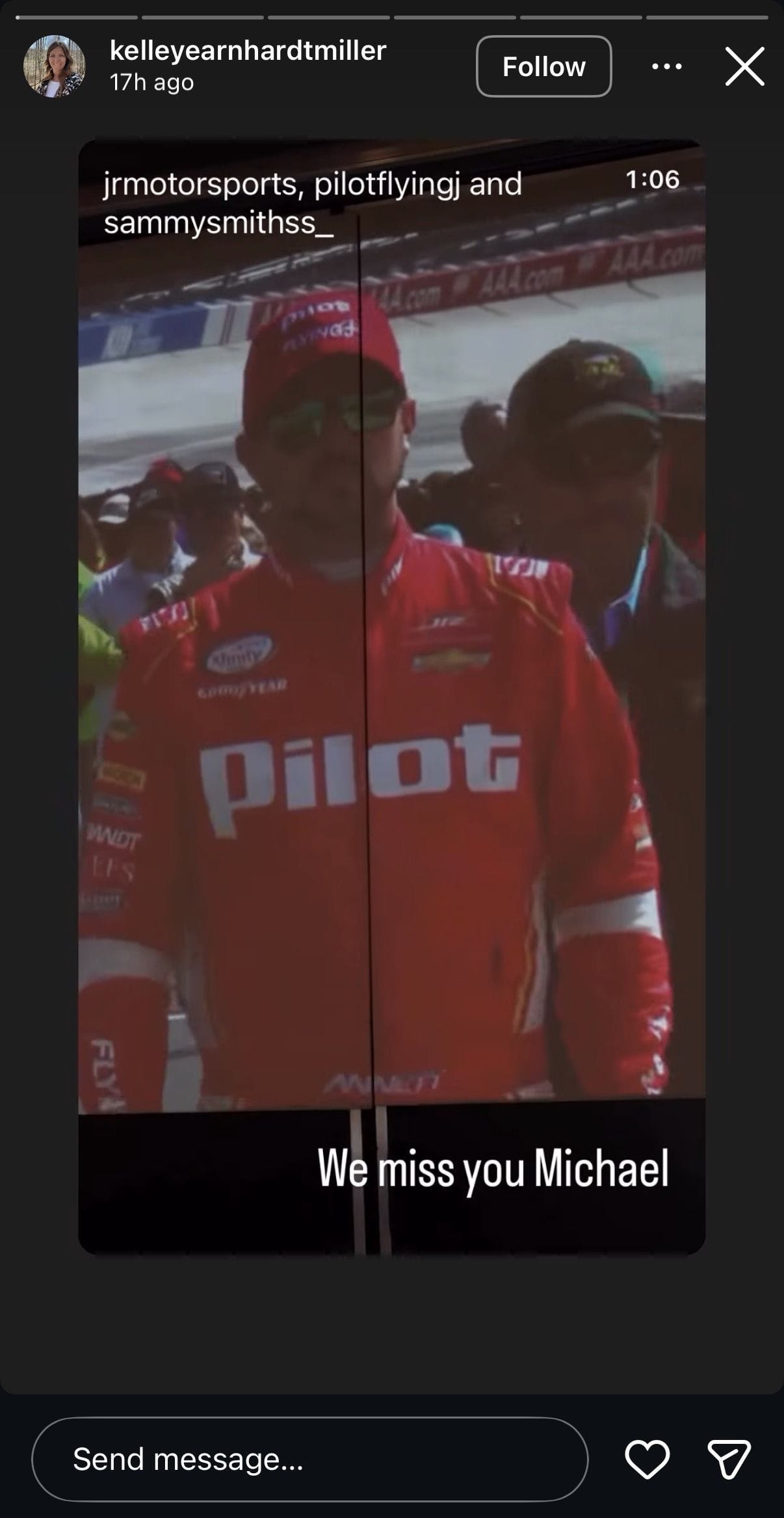 Kelley Earnhardt insta account