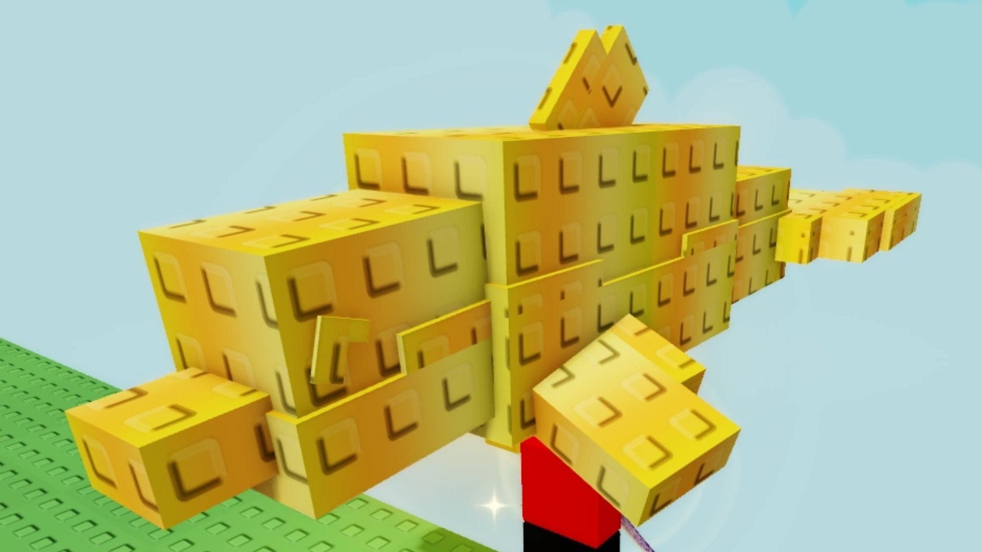 A Gold mutated Dolphin (Image via Roblox || Grow a Garden Wiki)