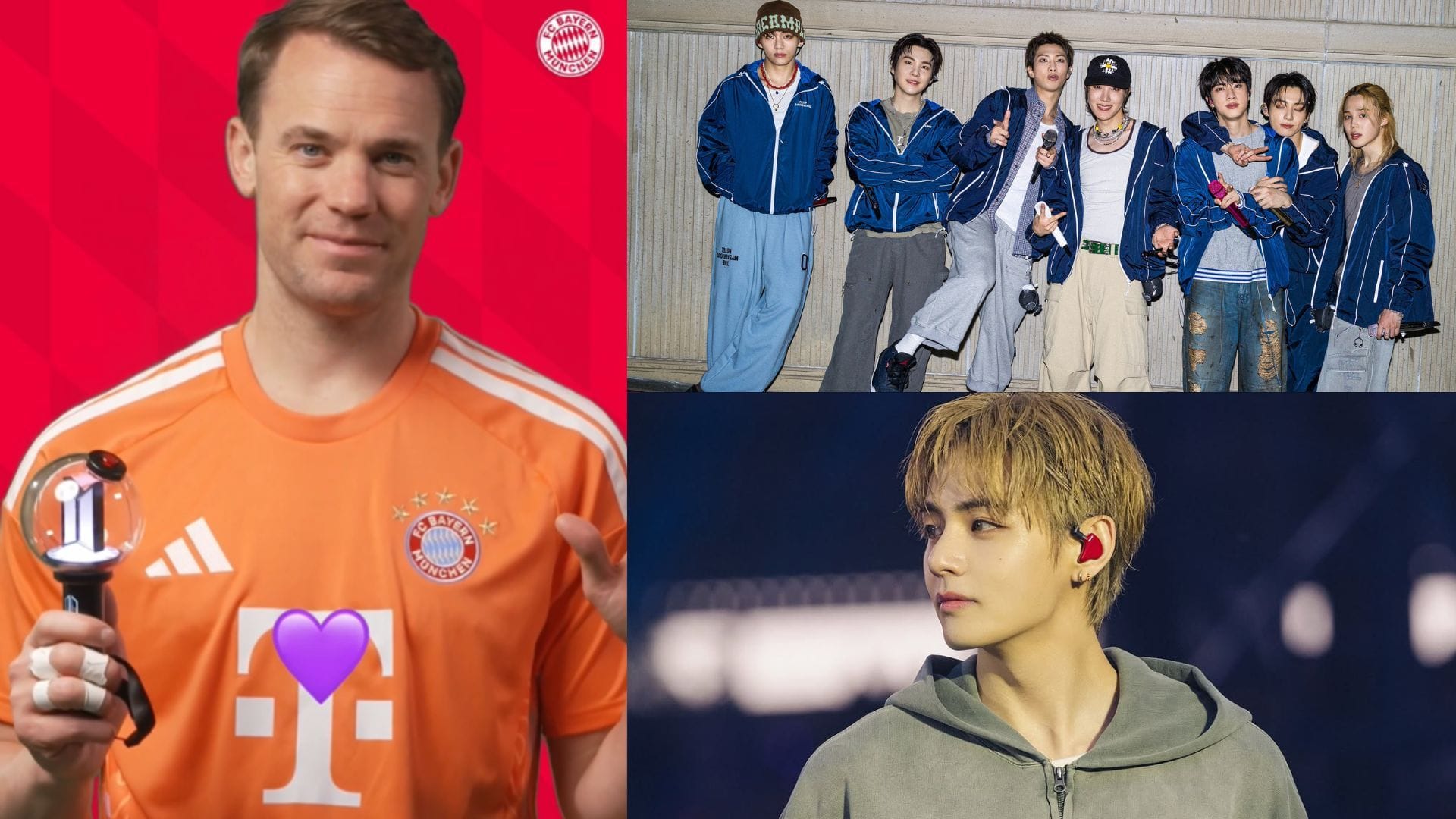 "This is soooo cool"- Fans react as FC Bayern shares hilarious video of Manuel Neuer and players with BTS ARMY Bomb; admin names Taehyung as bias