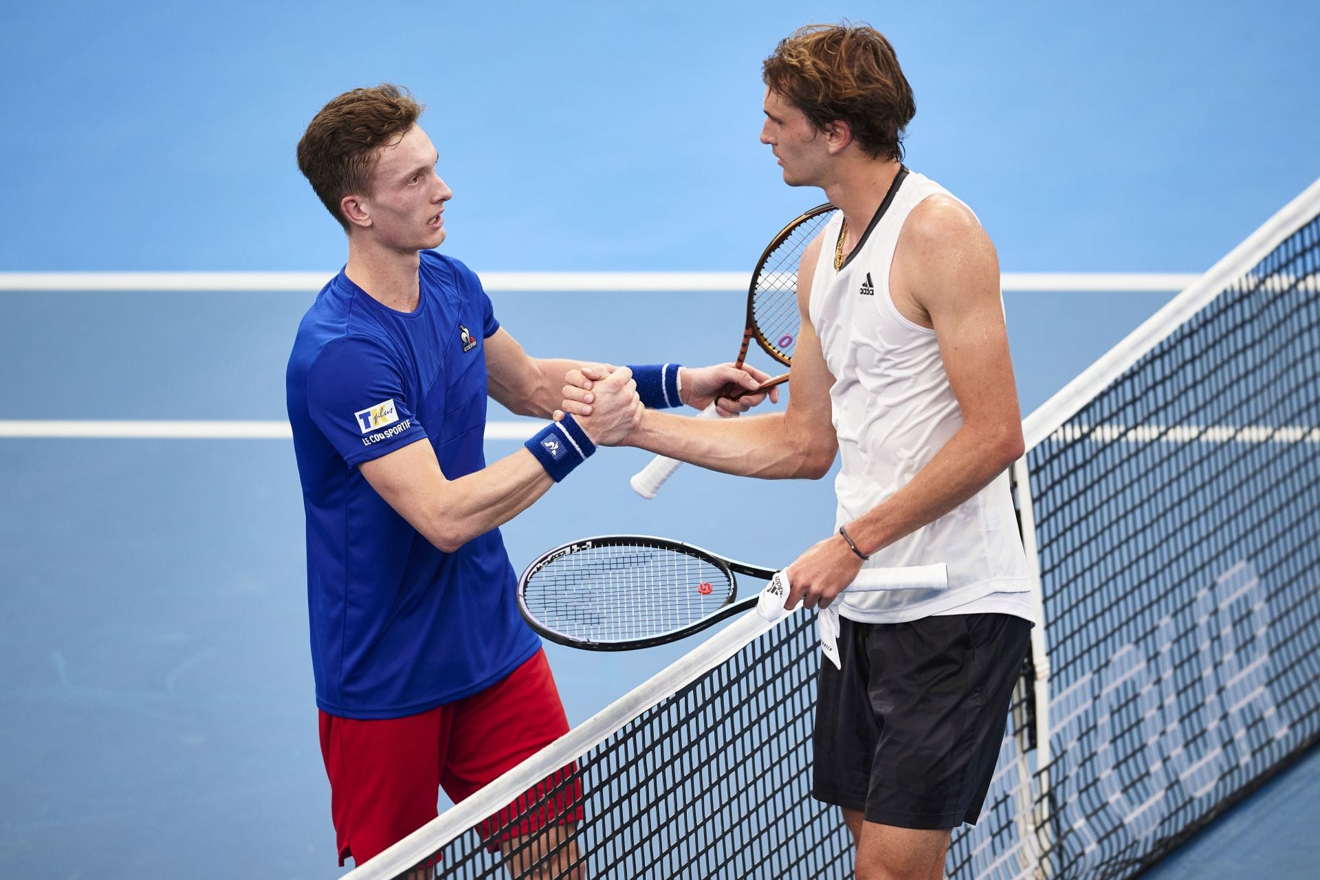 Lehecka e Zverev na United Cup 2023 (fonte da imagem: Getty)