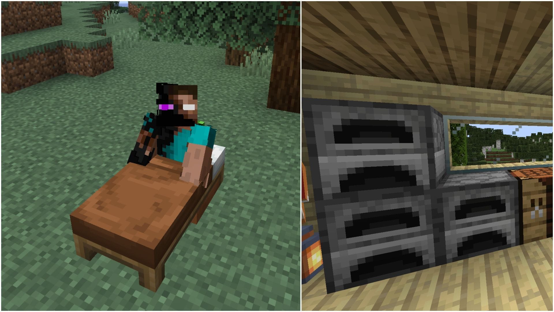 This mod progresses in-game processes whenever you sleep (Image via Mojang Studios || Sportskeeda)