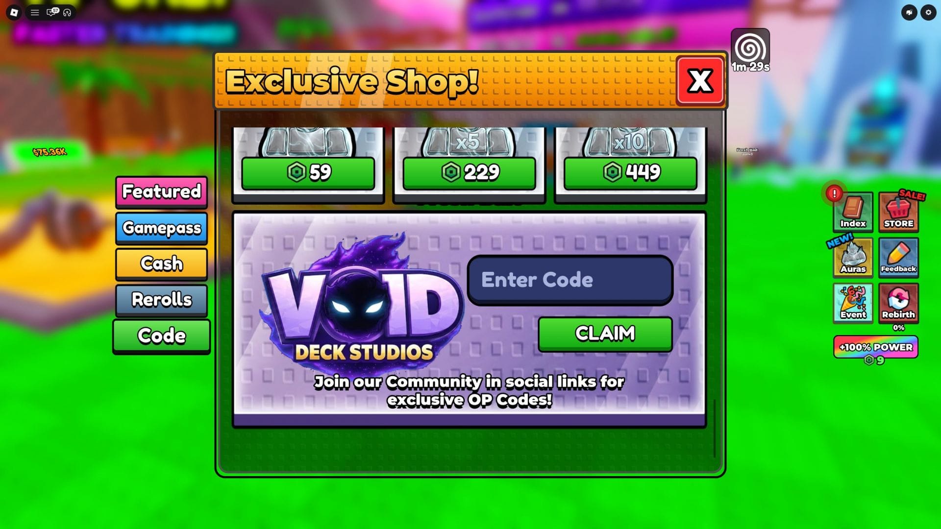 Active codes for Be a Fish Bait (Image via Roblox)