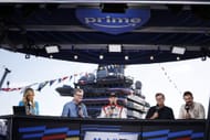 Corey Heim speaks after the Anduril 250. Source: Getty