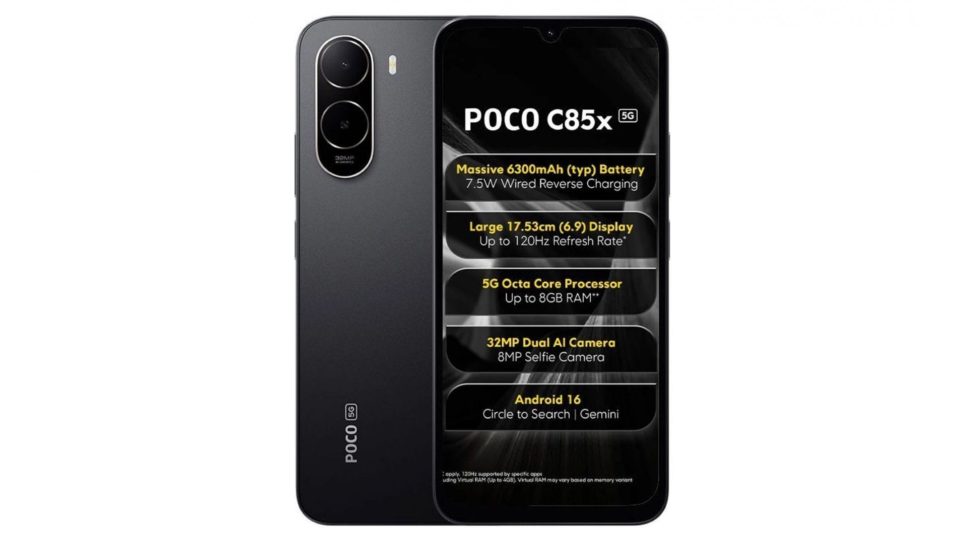 POCO C85x (Image via POCO)