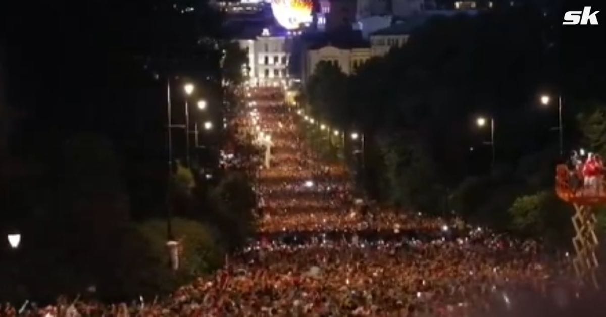 Norway fans take over the streets of Oslo as Erling Haaland and Co. knock Brazil out of the FIFA World Cup