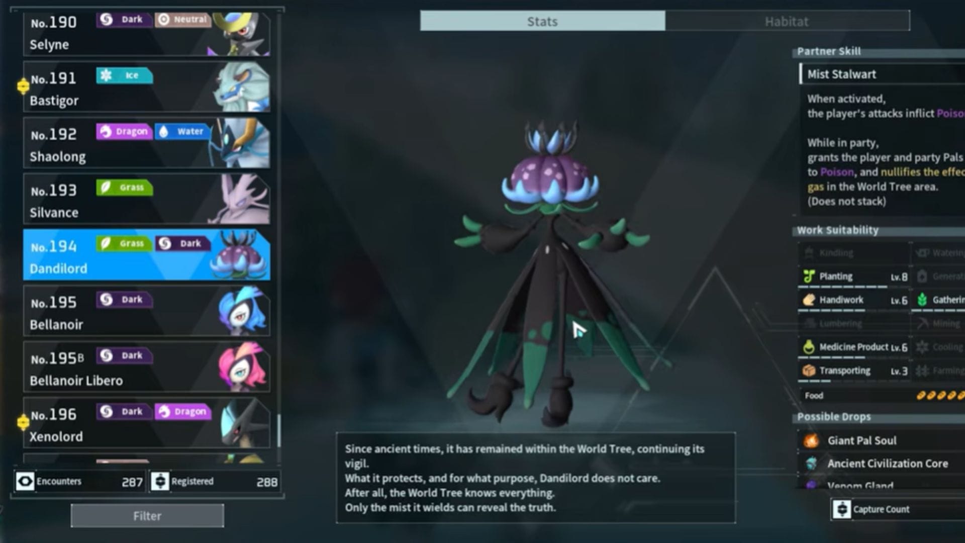 Best Dandilord build in Palworld 1.0