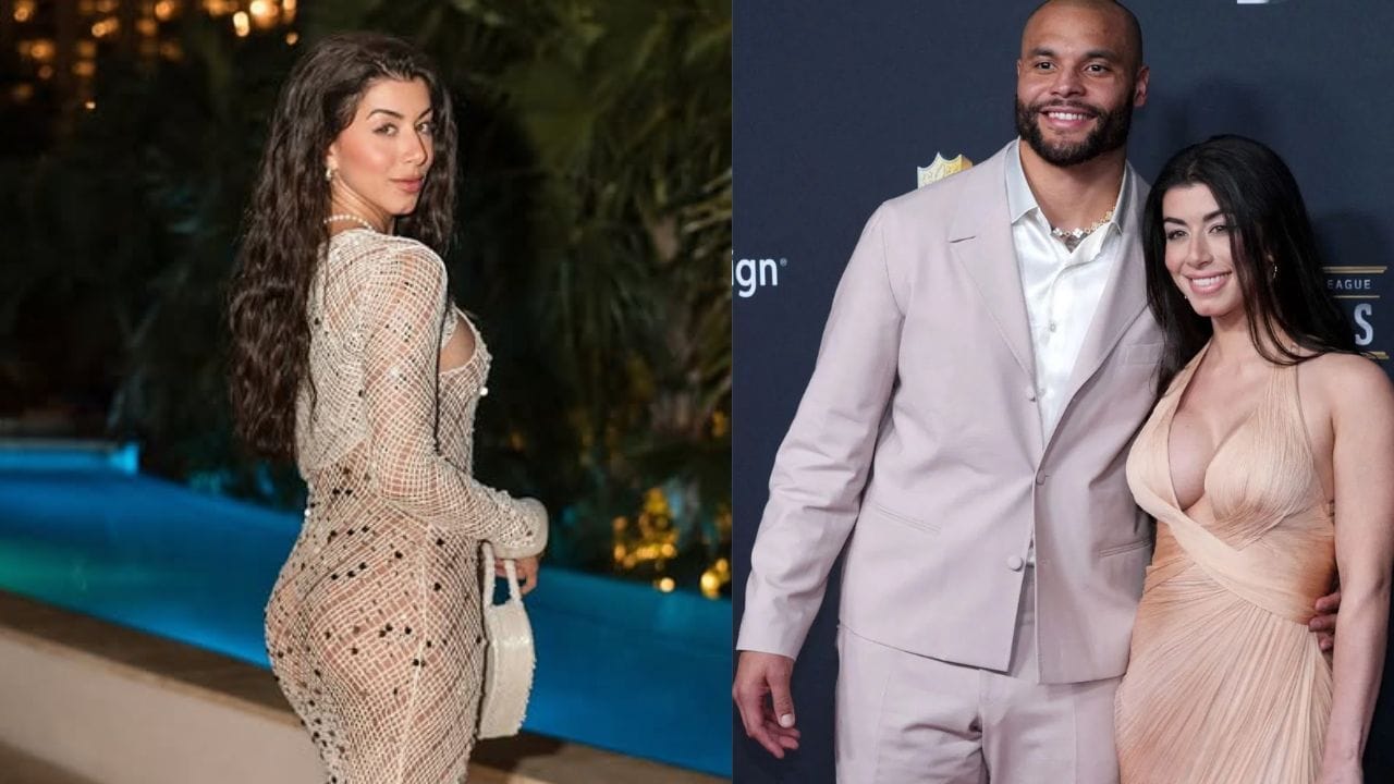 Mother of Dak Prescott’s toddlers Sarah Jane poses in gingham beachwear while playing “Can’t Get You Out of My Head” in cottagecore look: PIC