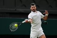Novak Djokovic da Sérvia no The Championships Wimbledon 2026 em Londres, Inglaterra. (Foto de Getty Images)