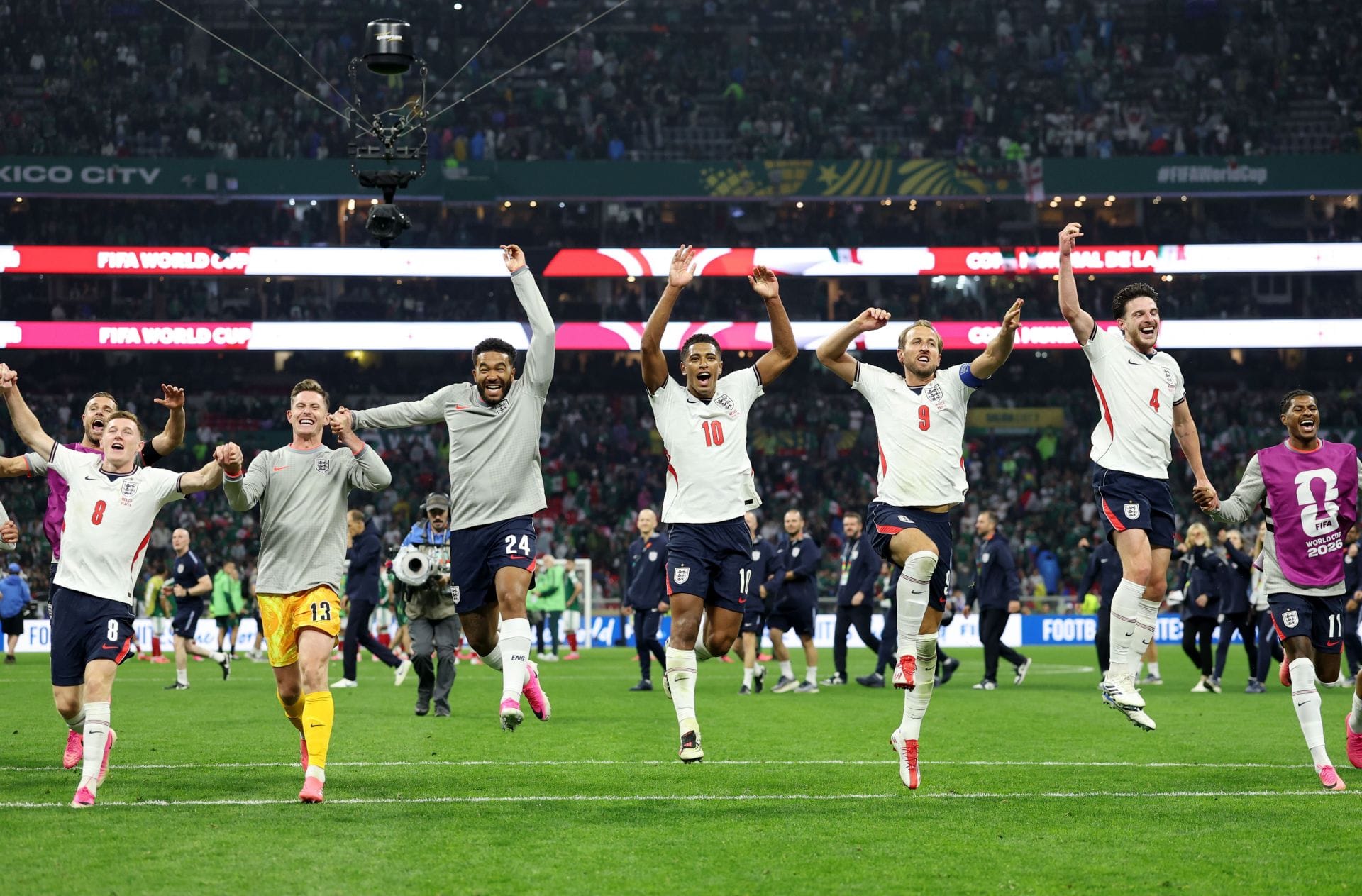 Mexico 2-3 England: Player ratings for 10-man England as Bellingham and Kane combine to oust El Tri in frantic clash | 2026 FIFA World Cup