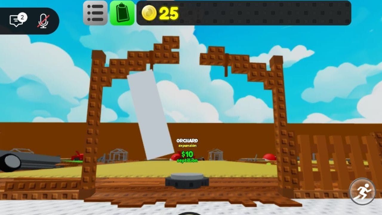 O pomar (imagem via Roblox)