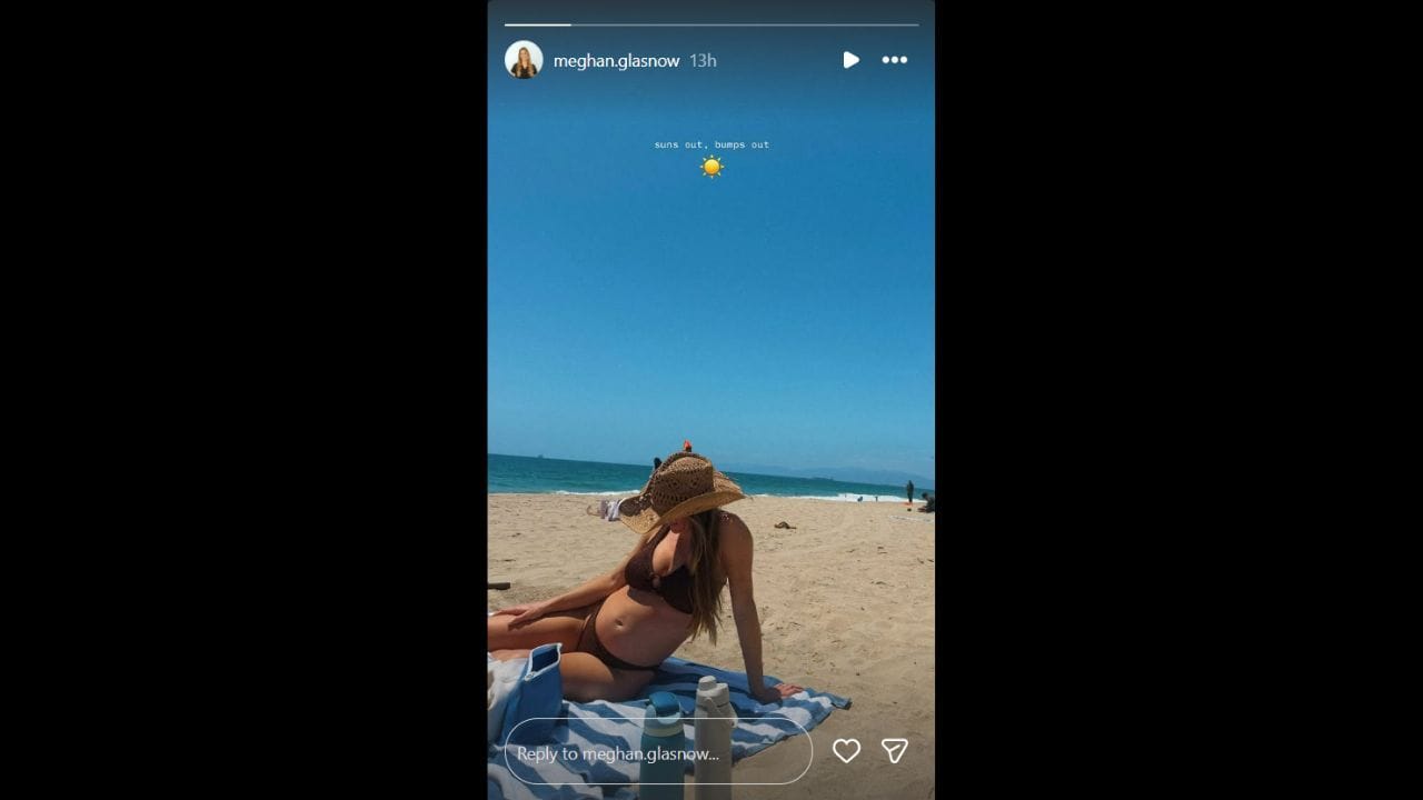 Captura de tela da história de Meghan Glasnow no Instagram (imagem via Instagram.com/@meghan.glasnow IG Stories)