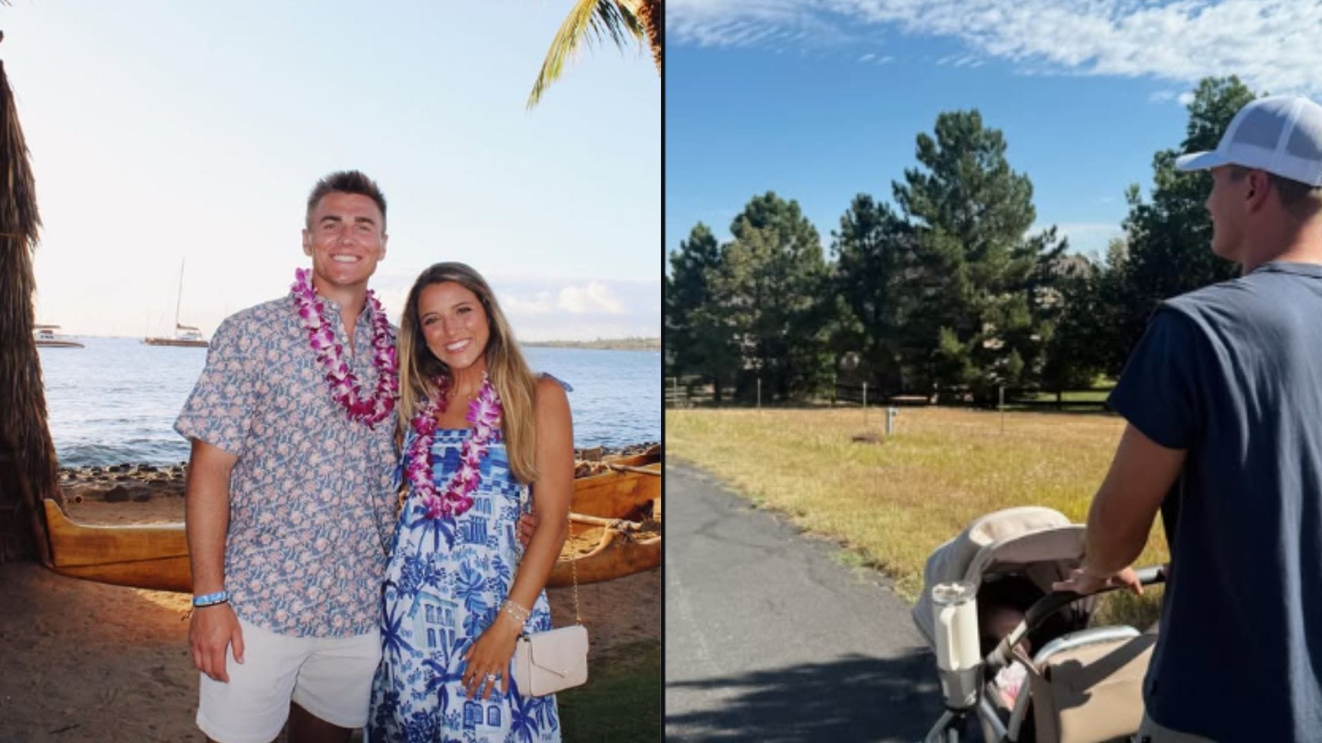 Bo Nix’s wife Izzy fights back emotions as Broncos QB leaves baby daughter to return to training camp after playoff-ending injury