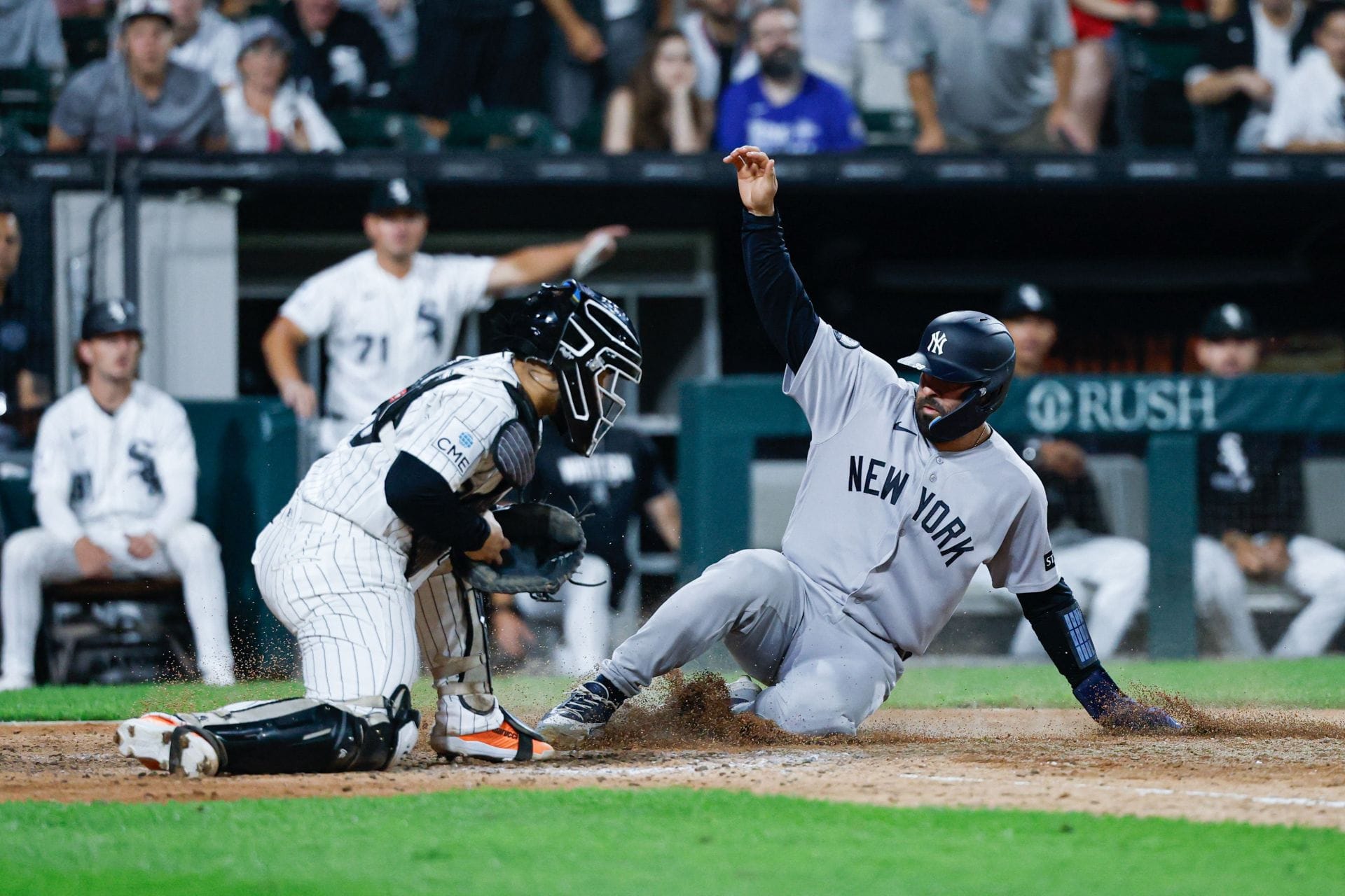 "Inexcusable garbage" - Yankees fans rip into catcher Ali Sanchez after shocking error leading to 12th-inning loss vs White Sox