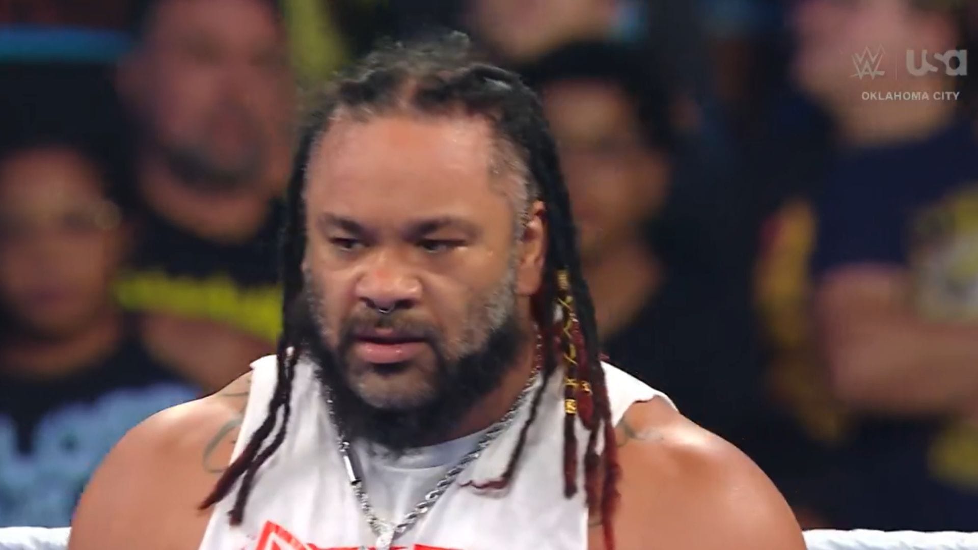 TKO reacts to Jacob Fatu destroying his own family member with a final warning on WWE SmackDown