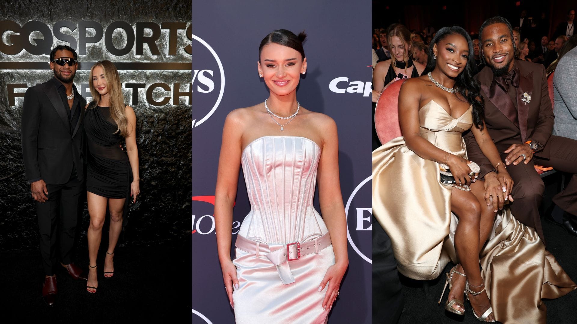 JuJu Smith-Schuster’s wife Laura Kruk, Kristin Juszczyk gush over Jonathan Owens & Simone Biles’ glamorous look for 2026 ESPY Award