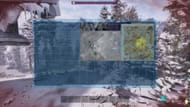 Localização do Woolly Rhino em ARK Survival Ascended Genesis 1 (imagem via Studio Wildcard)