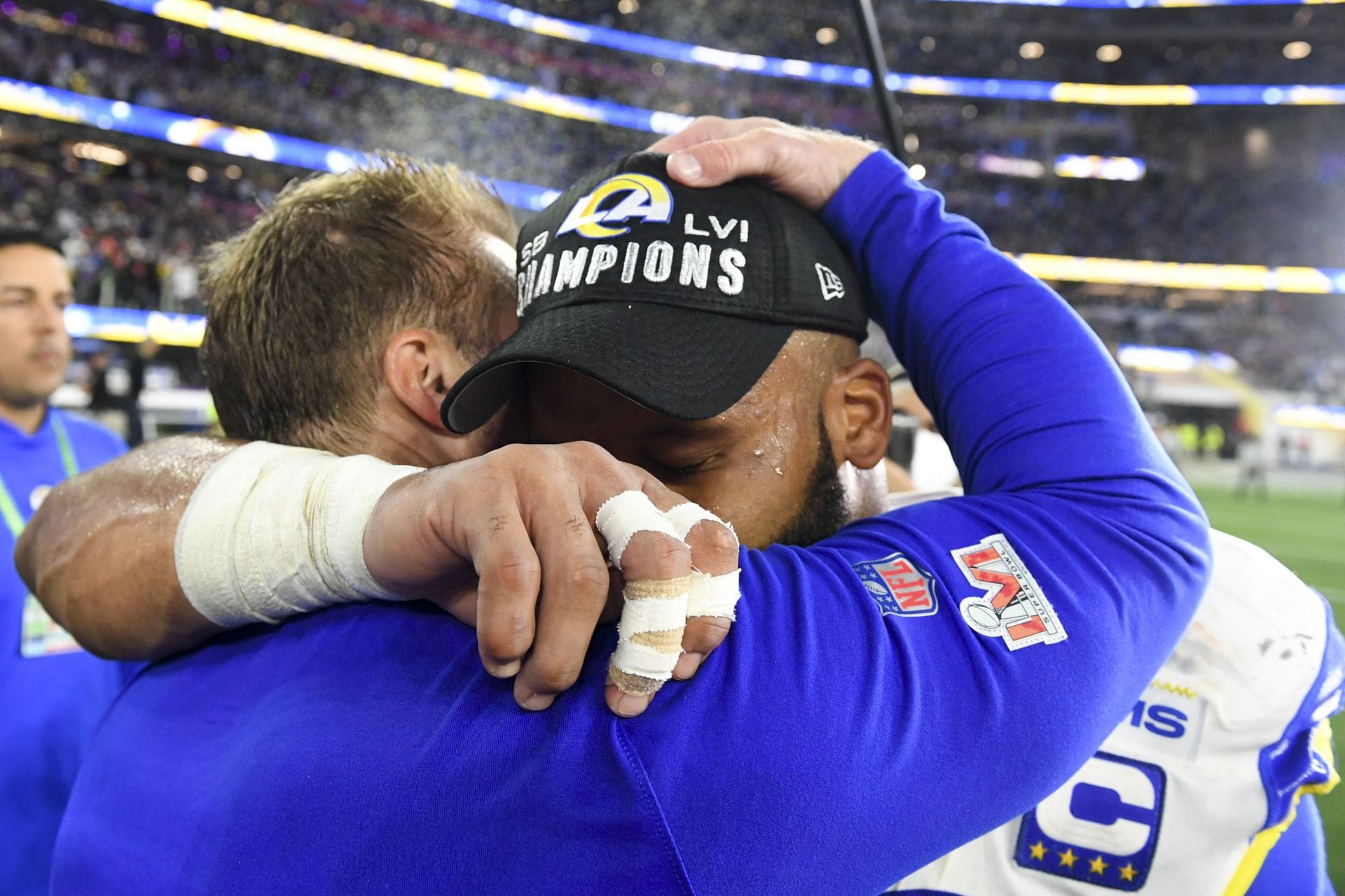 "He’s entirely too happy": Dez Bryant makes thoughts known on Rams HC Sean McVay's comment amid Aaron Donald unretirement buzz