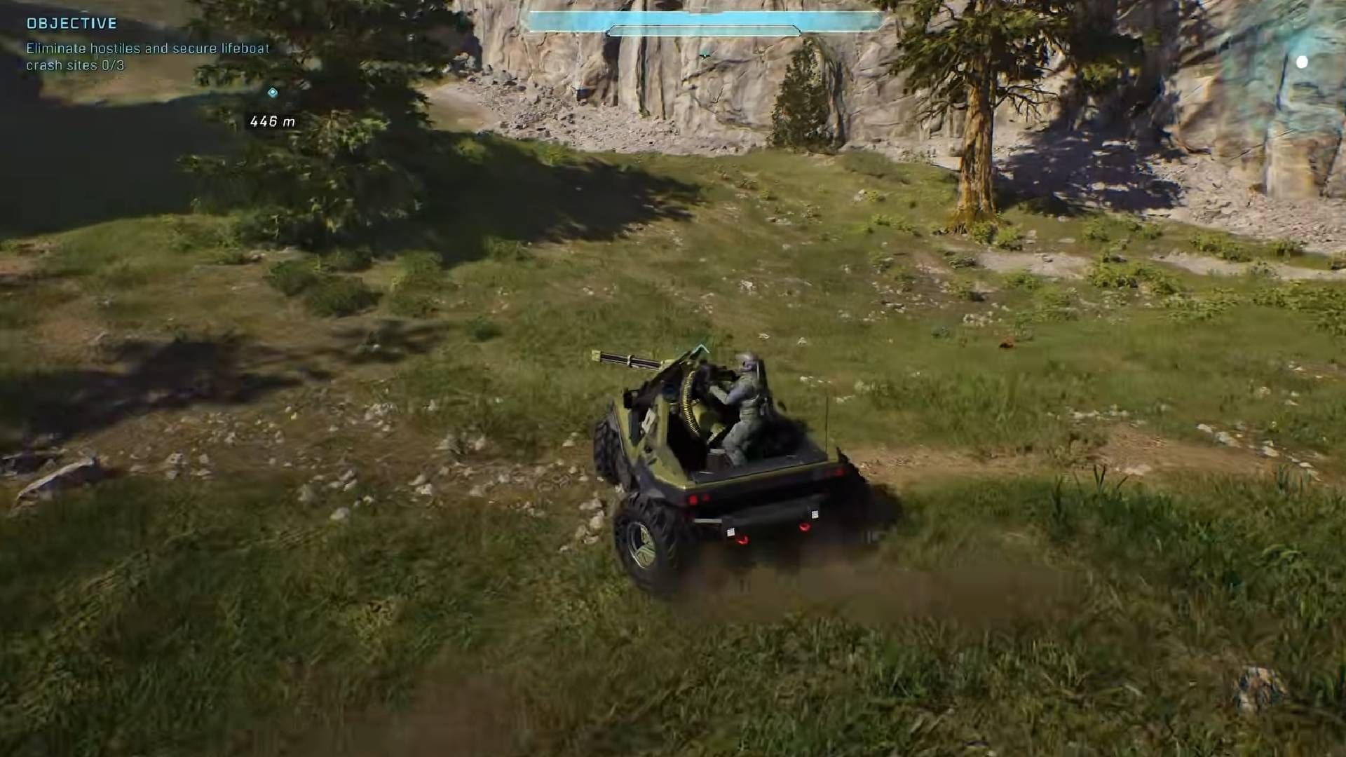 Warthog serves as the primary LUV for most transportation (Image via Xbox Game Studios || YouTube@BlueThunderGaming)