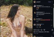 Adrian Morejon's wife, Melany, commented on Yessica Plasencia's IG post.