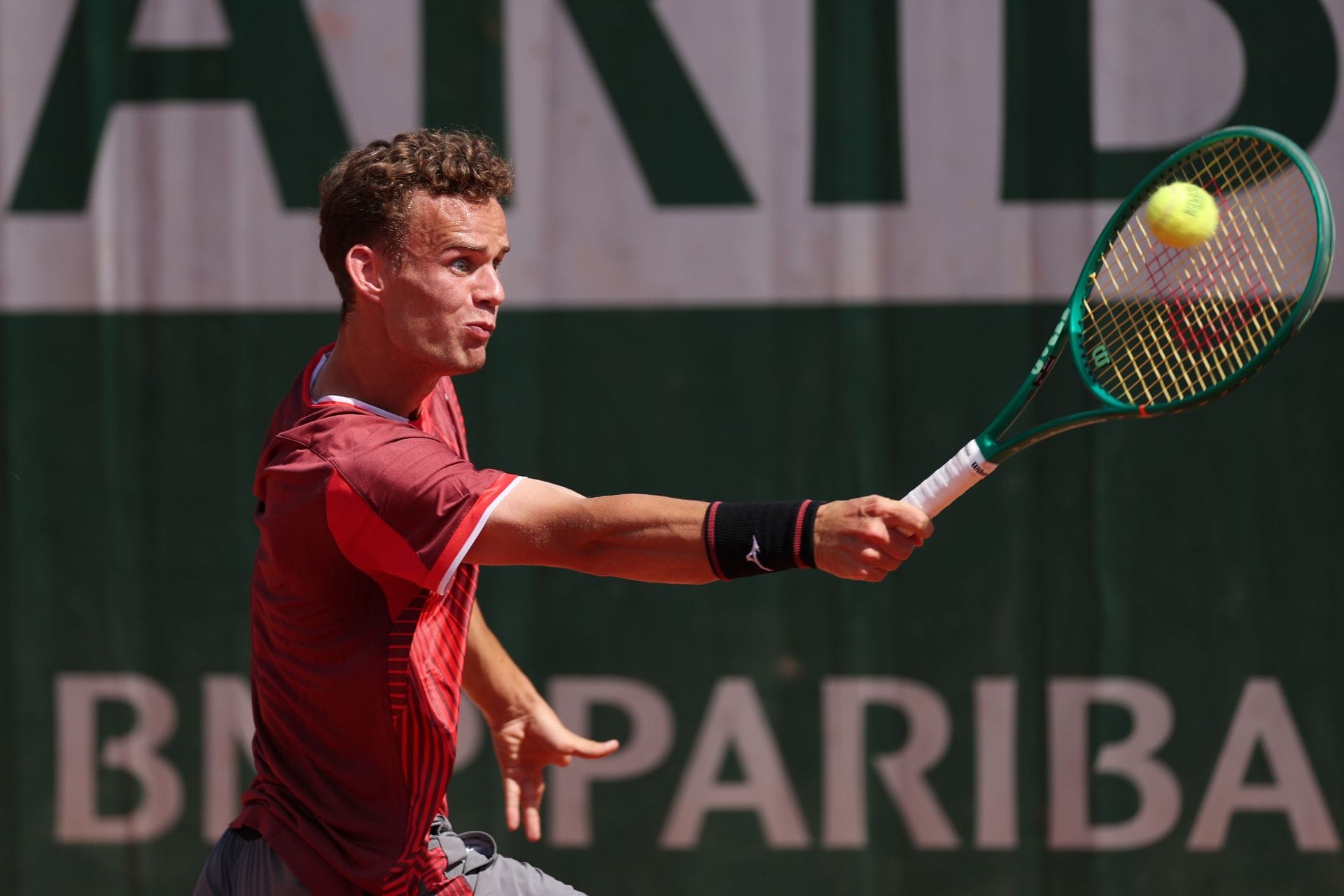 Luca Van Assche at the French Open 2026. (Source: Getty)