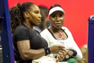 Serena Williams and Venus Williams during the US Open Tennis Championship 2022 in Flushing, Queens, New York City. (Photo by Getty Images)