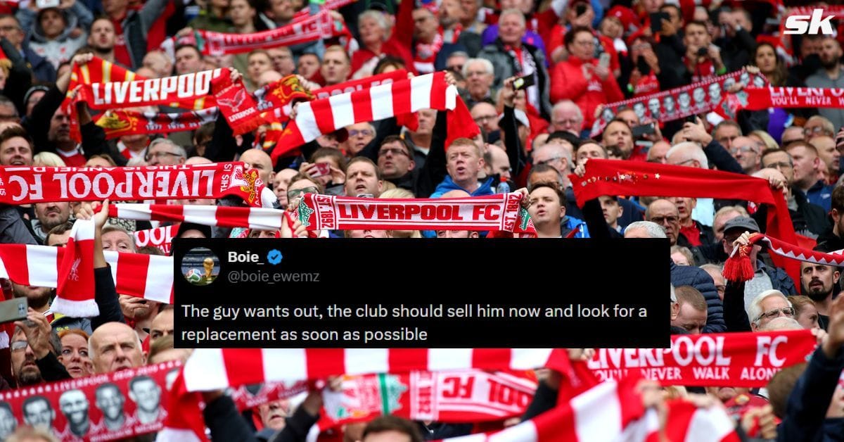 "The club should sell him now" - Fans disappointed with Liverpool star for his behaviour after pre-season win over Wrexham