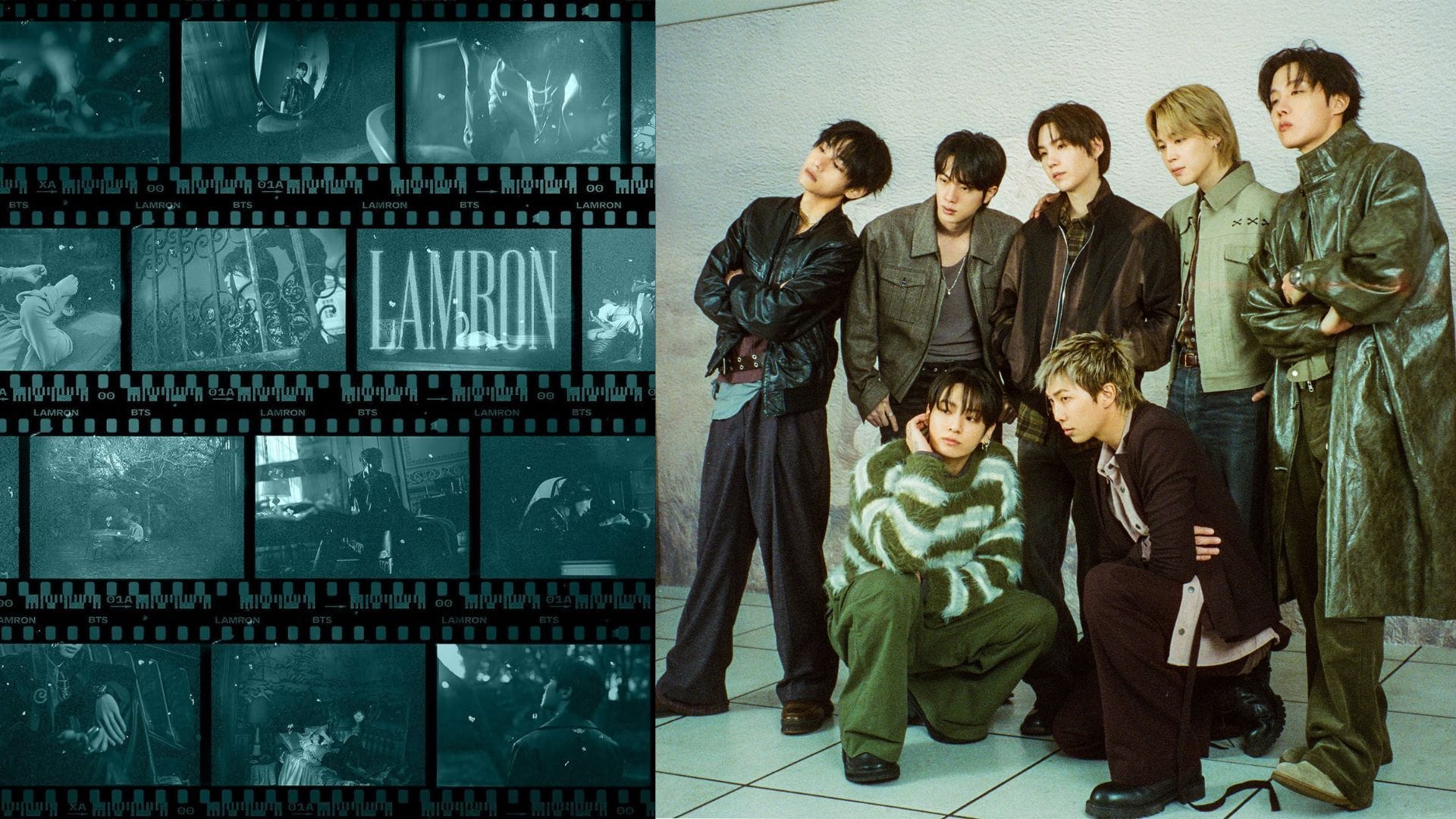 "Going to bring back "save me, I'm fine""- Fans react as BTS teases NORMAL MV with cinematic film-strip 'LAMRON' mirror-image visuals and swan motif