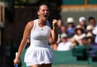 Marta Kostyuk no Campeonato - Wimbledon. (Fonte: Getty)