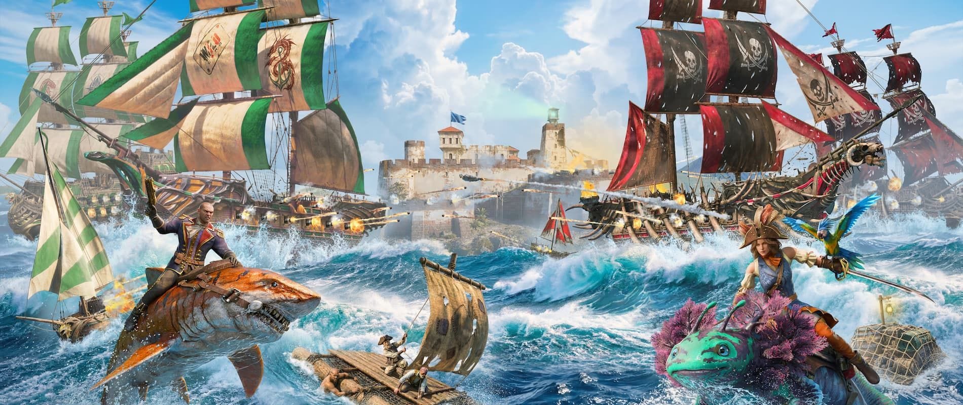 O DLC Tides of Fortune também será lançado ao mesmo tempo (imagem via Studio Wildcard)