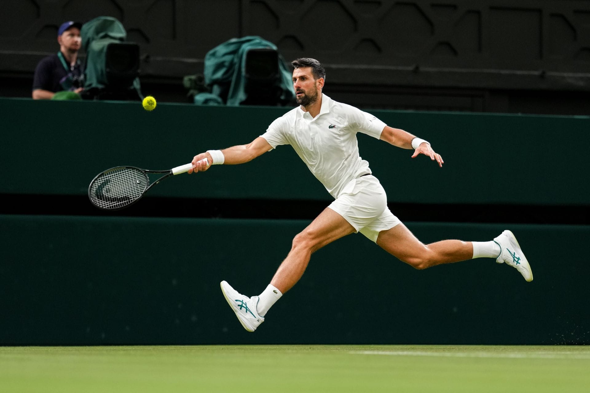 Novak Djokovic em Wimbledon 2026. (Fonte: Getty)