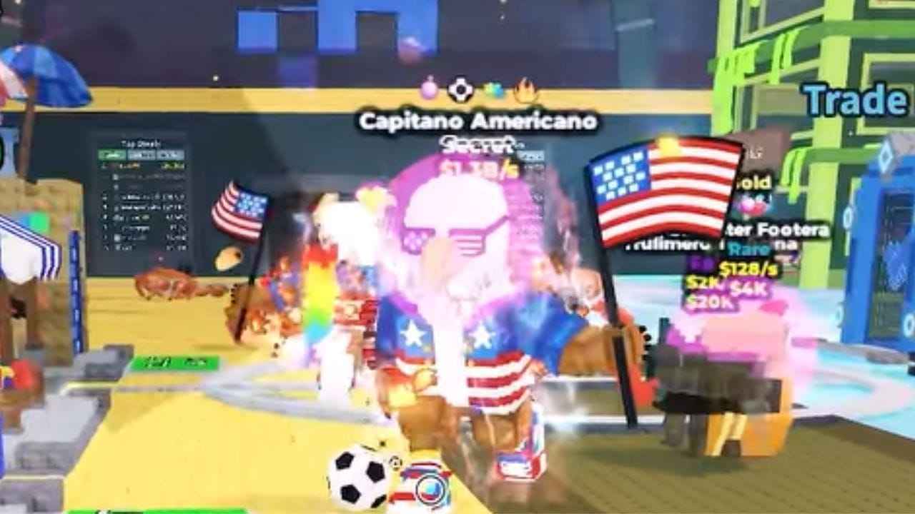 Capitão Americano (Imagem via Roblox)
