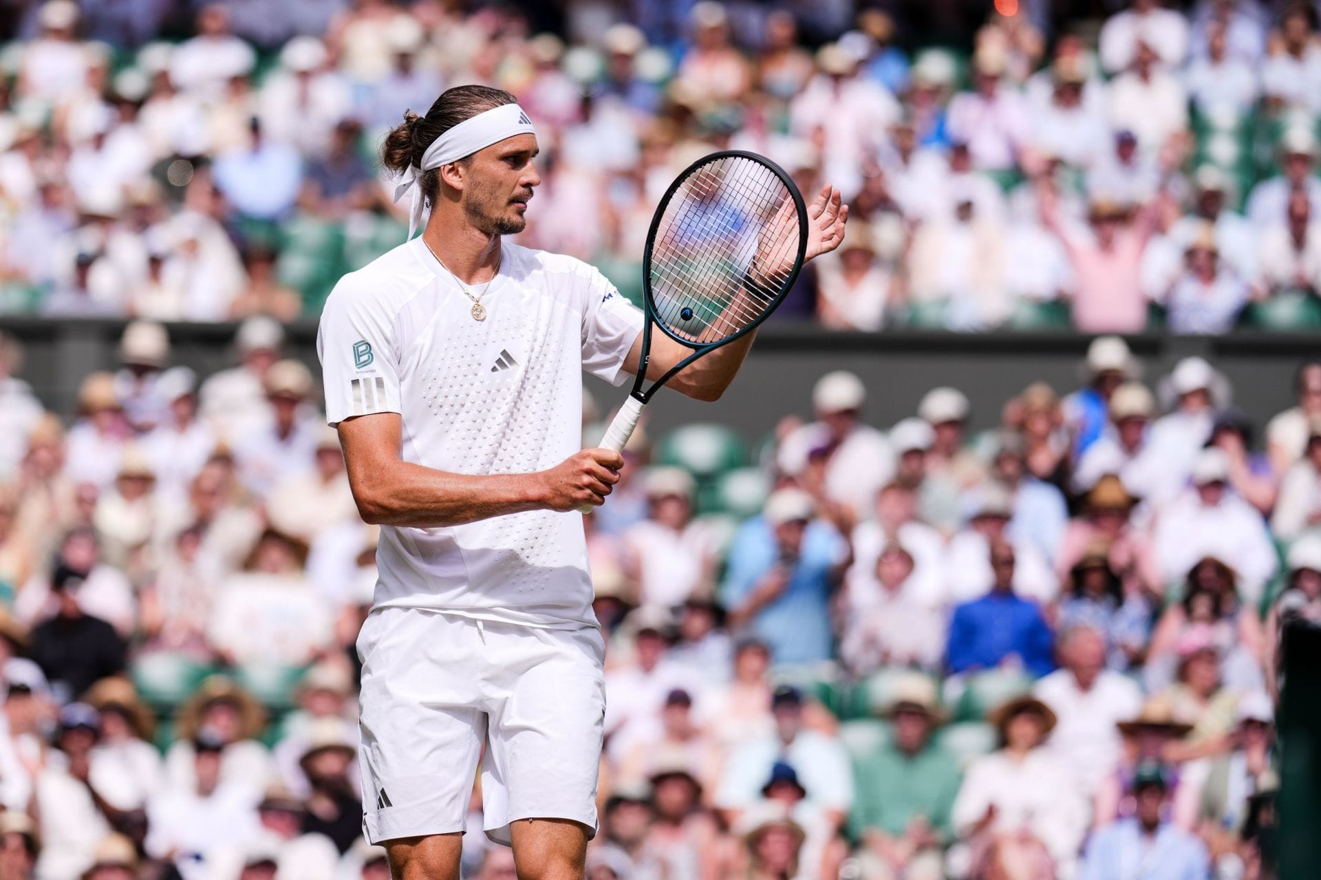 Zverev pictured at Wimbledon 2026 | Image Source: Getty
