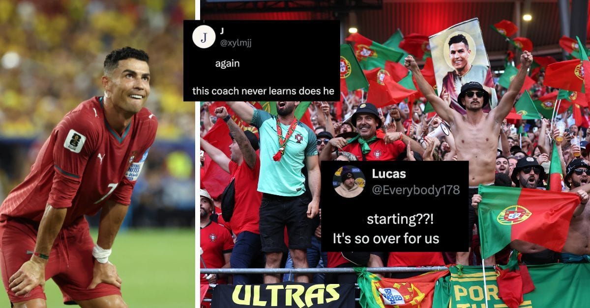 “It’s so over for us” - Portugal fans worried with 26-year-old named in starting line-up next to Cristiano Ronaldo in FIFA World Cup clash vs Croatia
